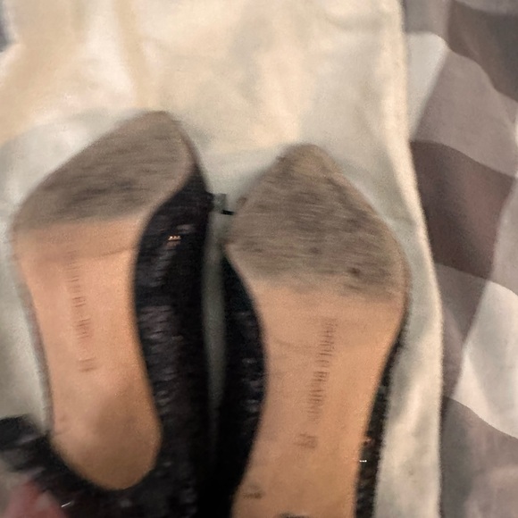 Black sequin manolo blahnik - Picture 2 of 4